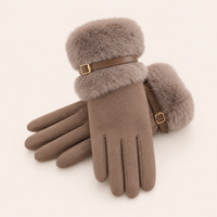 Arden Fur Trim Gloves — image 2