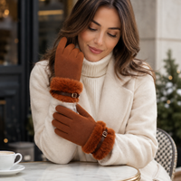 Arden Fur Trim Gloves — image 5