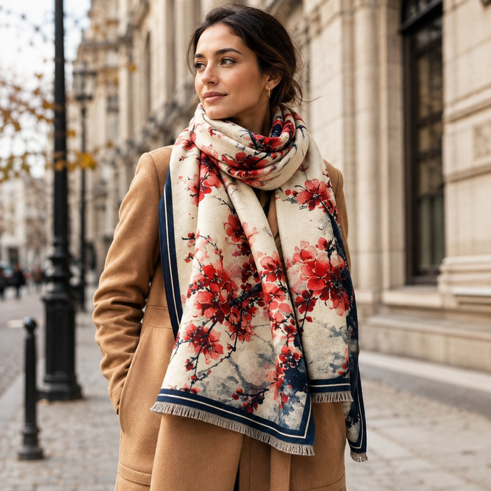 Camille Floral Wrap