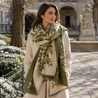 Valerie Reversible Botanical Scarf — image 7