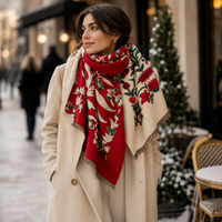 Valerie Reversible Botanical Scarf — image 5